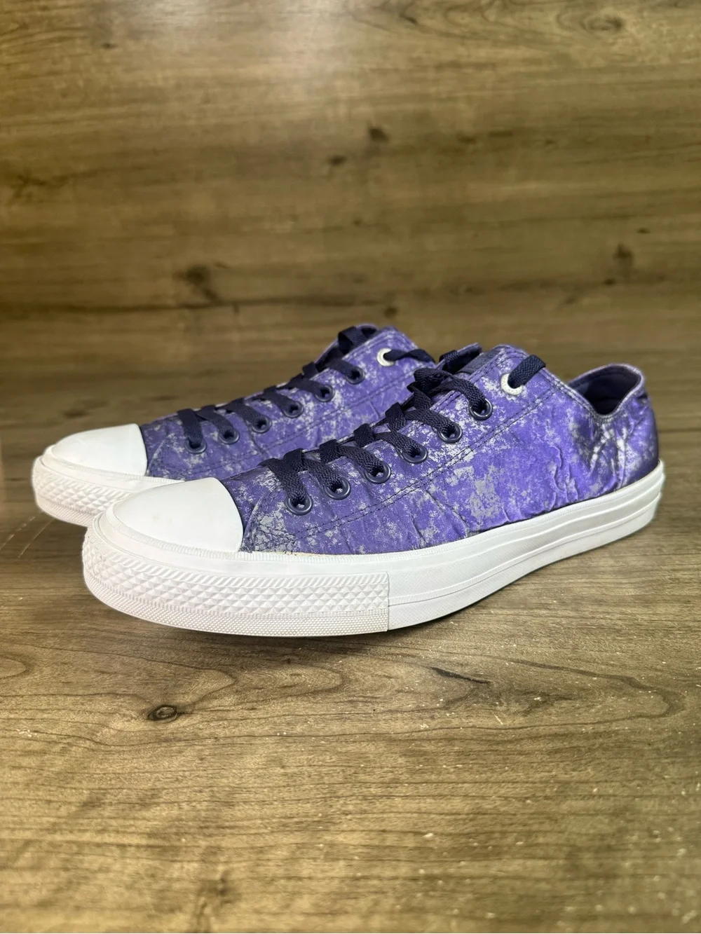 Converse Chuck Taylor II Ox 153549C Purple Acid Wash Lunarlon Mens 11.5